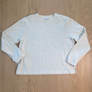 Vince Cream Long Sleeve Tee / sweatshirt- Large